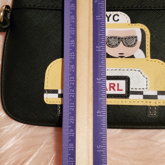 SOLD/KARL LAGERFELD PARIS Karl & Cat Black Yellow - Picture 5 of 8